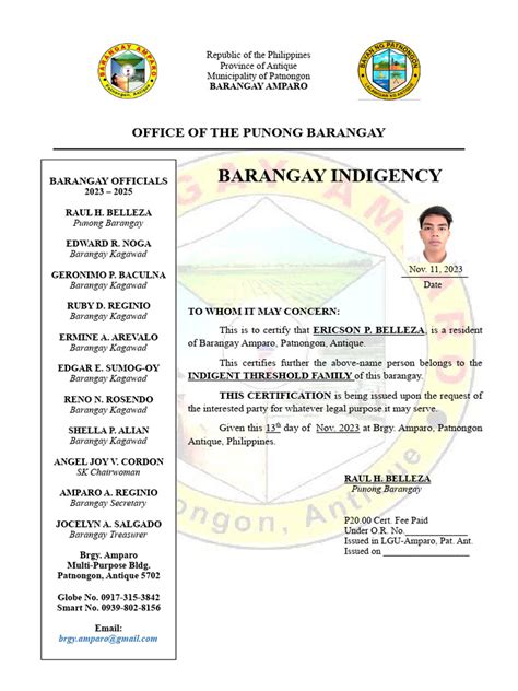 Legal Remedies for Barangay Officials Failing to Issue Indigency .